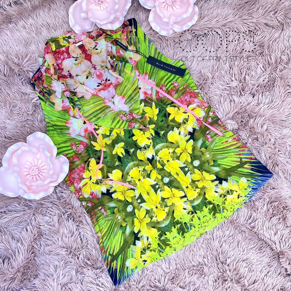 Multi-Color Floral Blouse